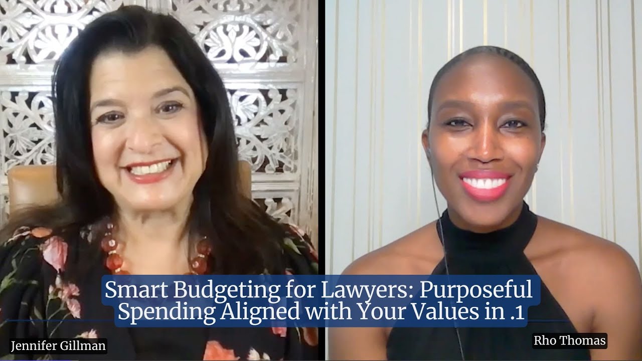 Smart Budgeting for Lawyers: Purposeful Spending Aligned with Your Values in .1