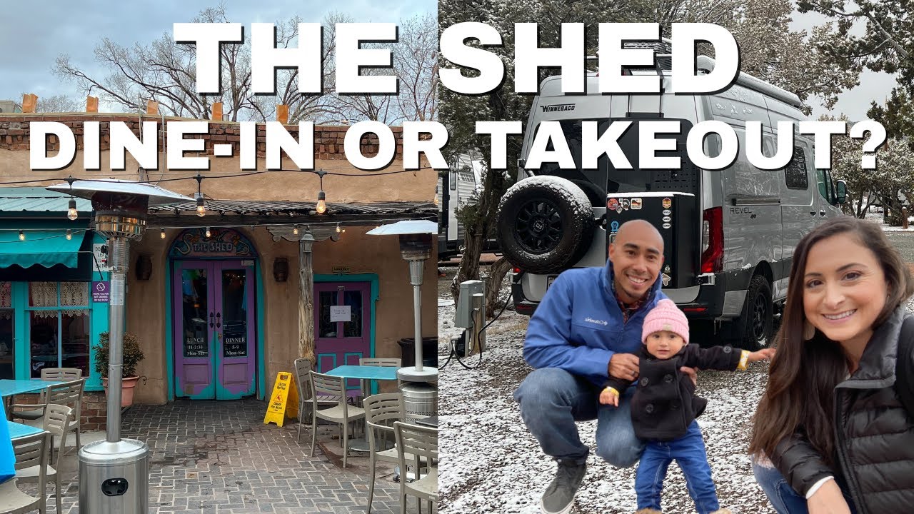 Dining at The Shed in Santa Fe, New Mexico | Winnebago Revel Travel Vlog
