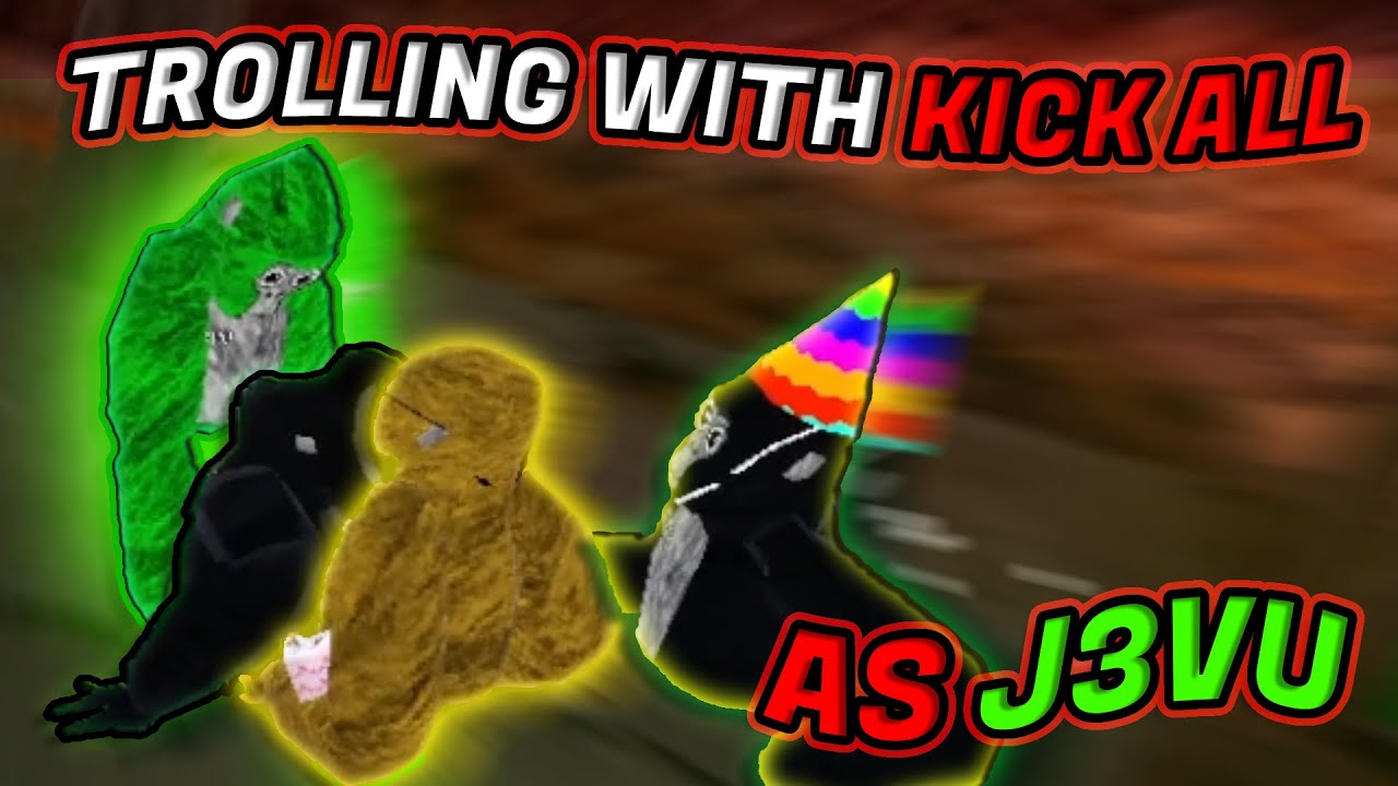 Призрачный троллинг под именем J3VU с KICK ALL | Gorilla Tag Kick Mods