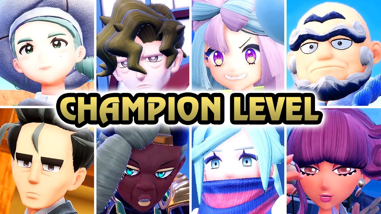 Pokémon Scarlet & Violet - All Gym Leader Battle Rematch
