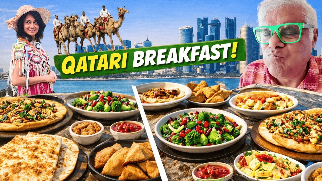 Camel Parade, Corniche, Qatari Breakfast, Desserts and more  | Qatar Ep. 2