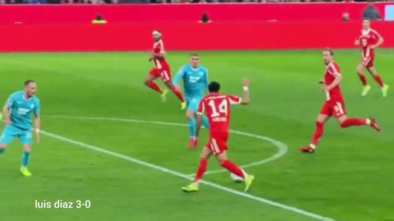 Bayern Munich Vs Hoffenheim 5-1 Extended Highlights 