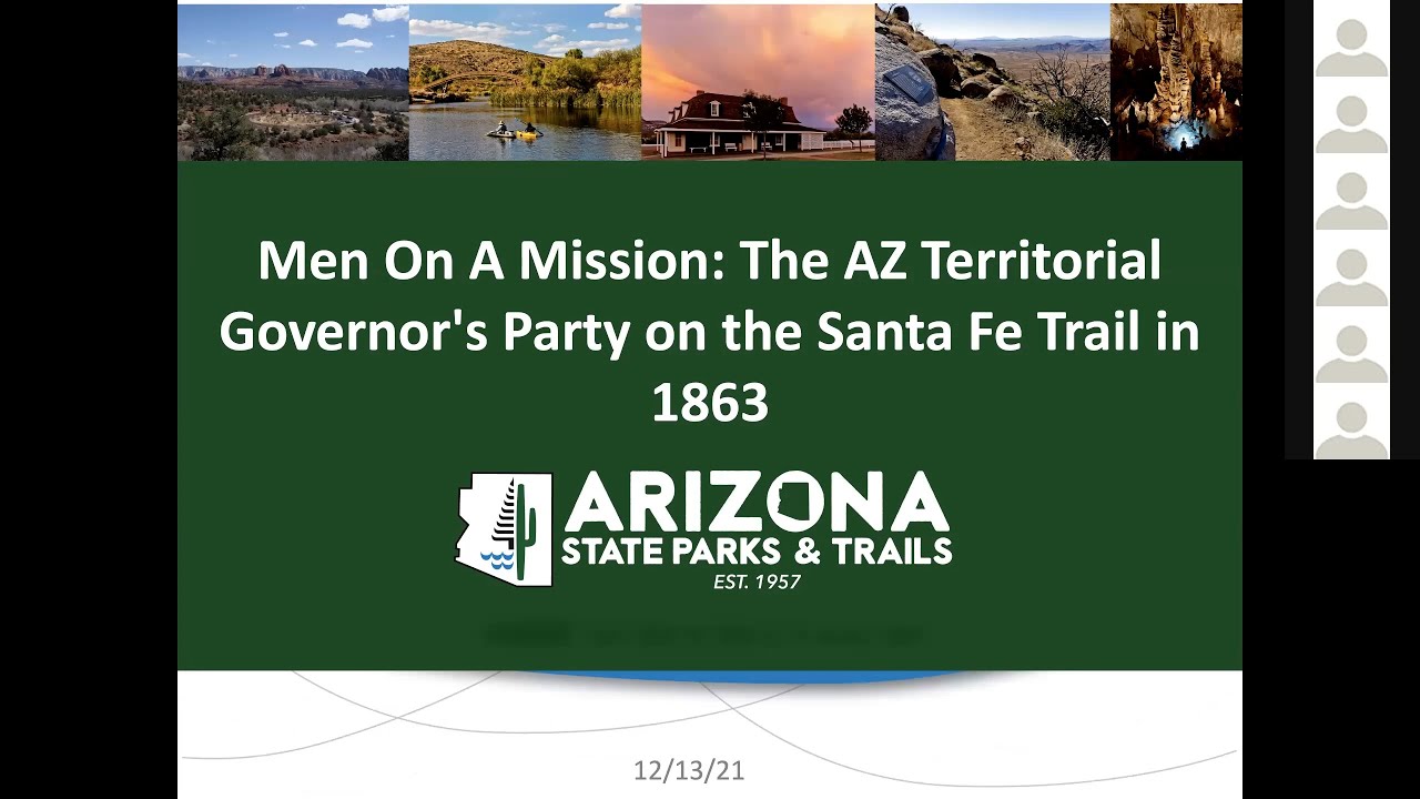 Santa Fe Trail with the Arizona Territory's Governor's Party