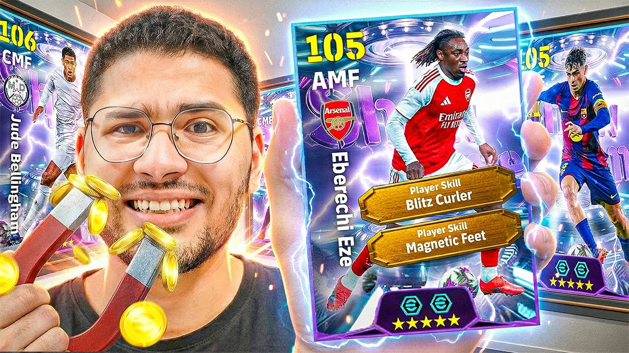 كونامي اتجننت ونزلت مهارة ملهاش لازمة !! 🤯☠️ تفتيح بكج مغناطيس الوسط 😍🔥 || eFootball 26