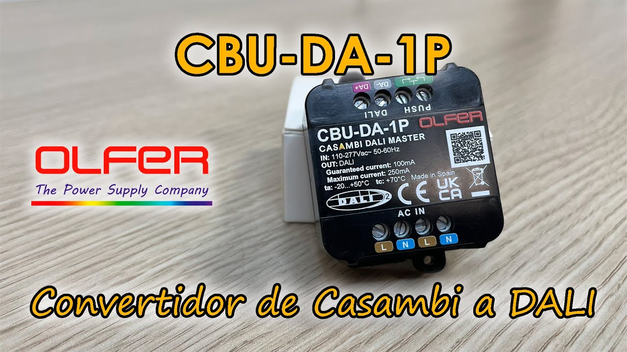 CBU-DA-1P: Convertidor de Casambi a DALI | Electrónica OLFER