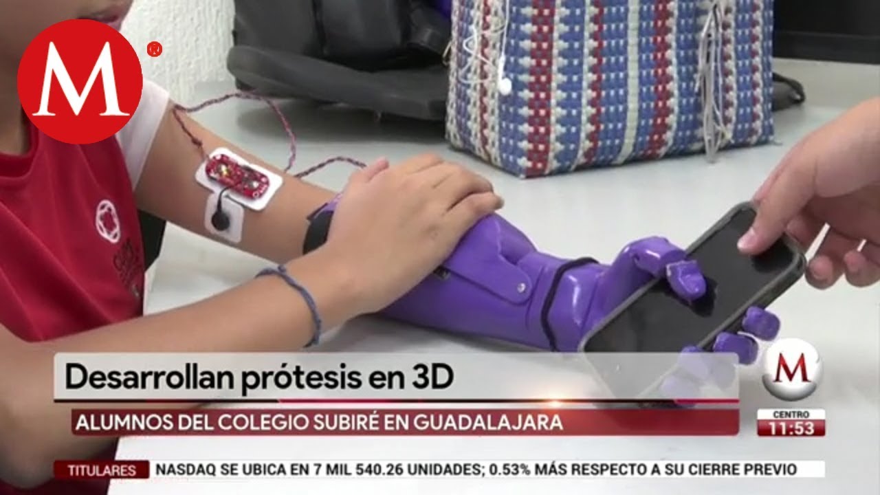 Estudiantes desarrollan prótesis en 3D