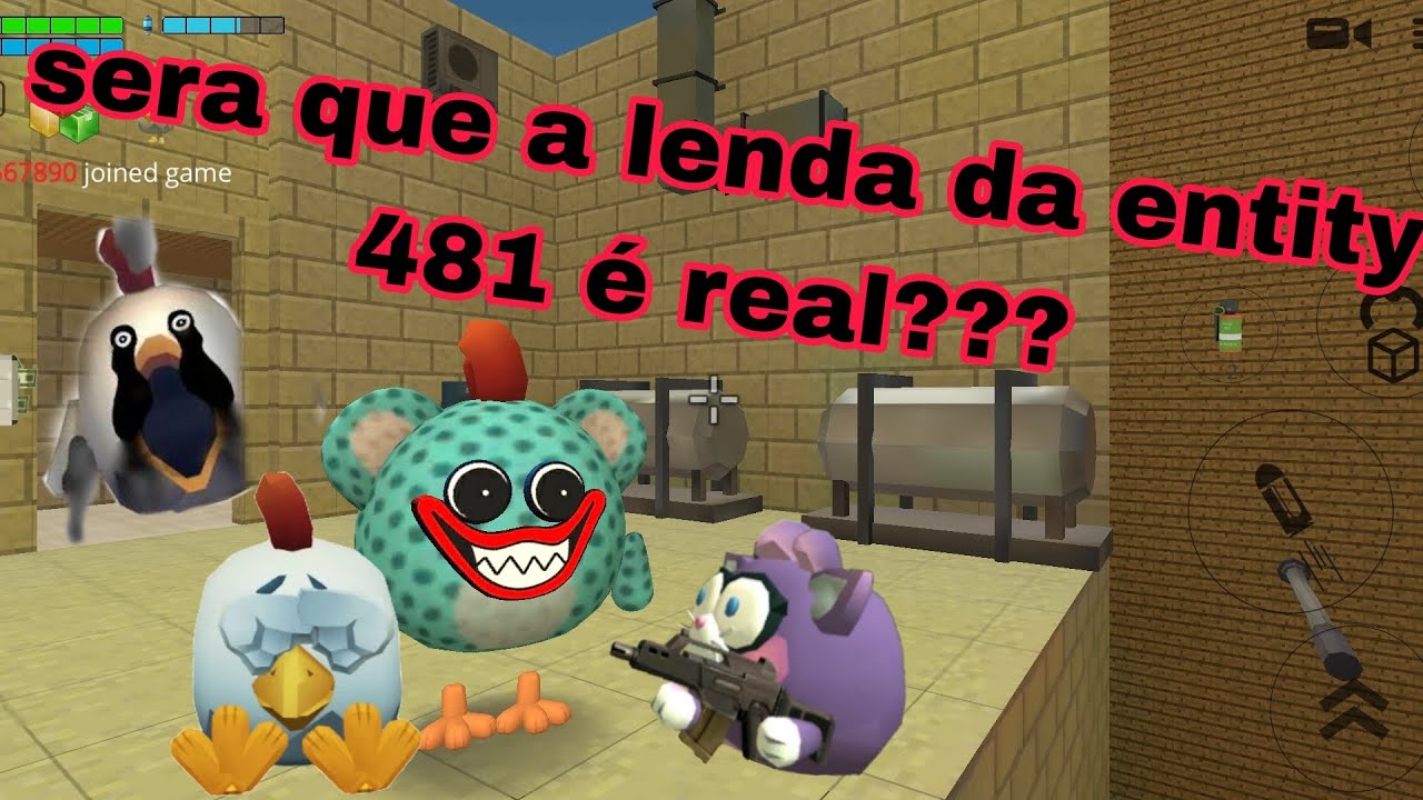 SERÁ QUE A LENDA DA ENTIDADE 481 É REAL? #chickengun #viralvideo