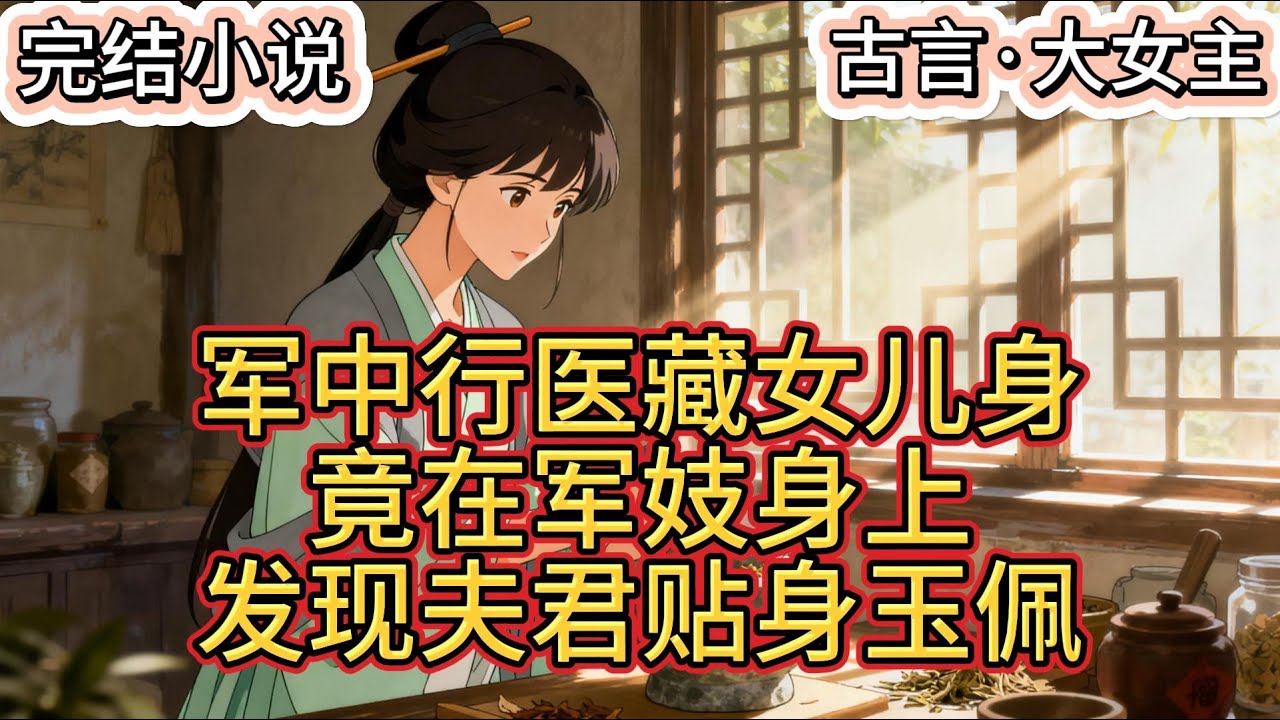 【完结小说】军中行医三年，没人知道我是女儿身。我藏得辛苦，只为留在军中，寻我那生死未卜的夫君。直到一日，我受托为军妓治病。#小说 #一口气看完 #言情 #古言 #大女主 #蜜柚小说