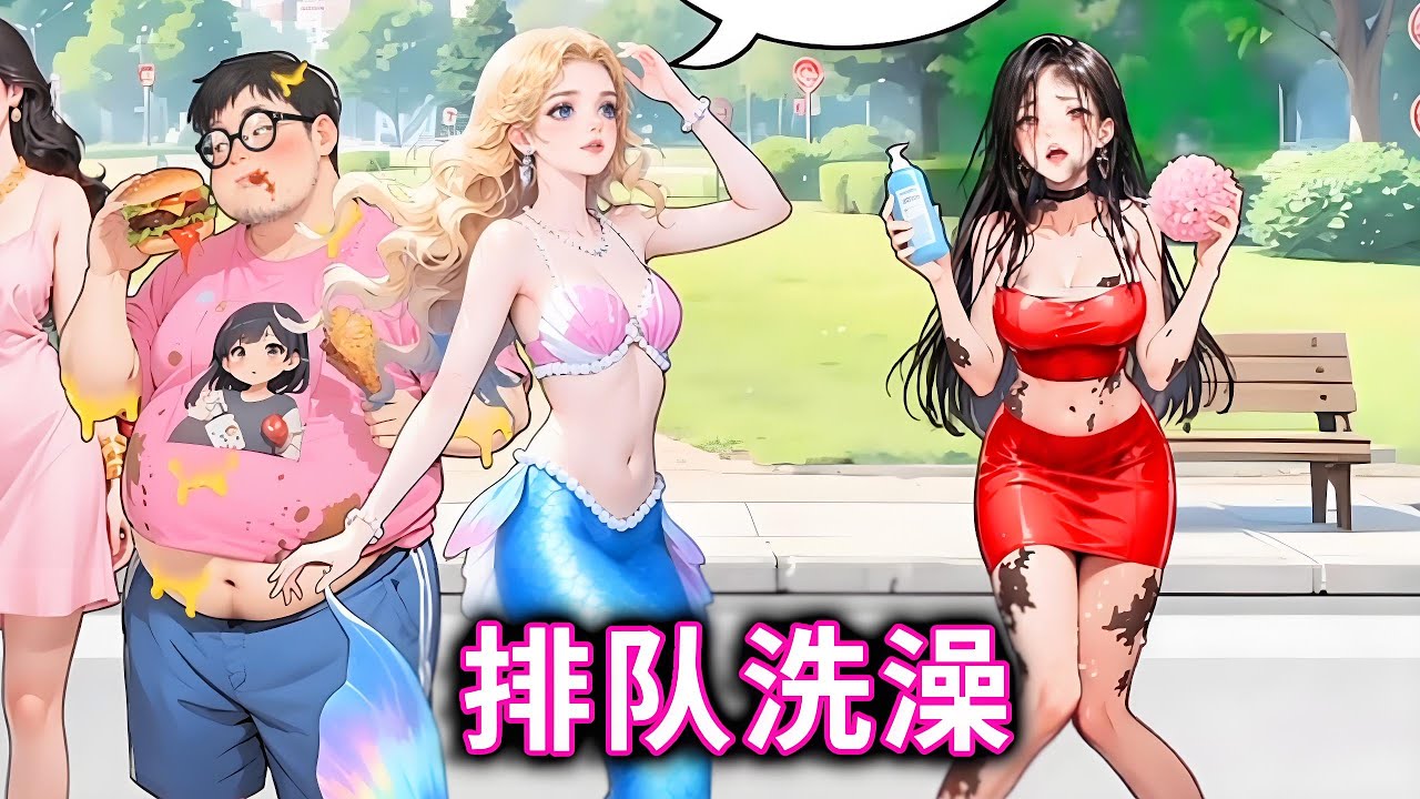 排队洗澡，帮脏兮兮的小姐姐插队洗澡#小游戏#脑洞大开【十六来了游戏】