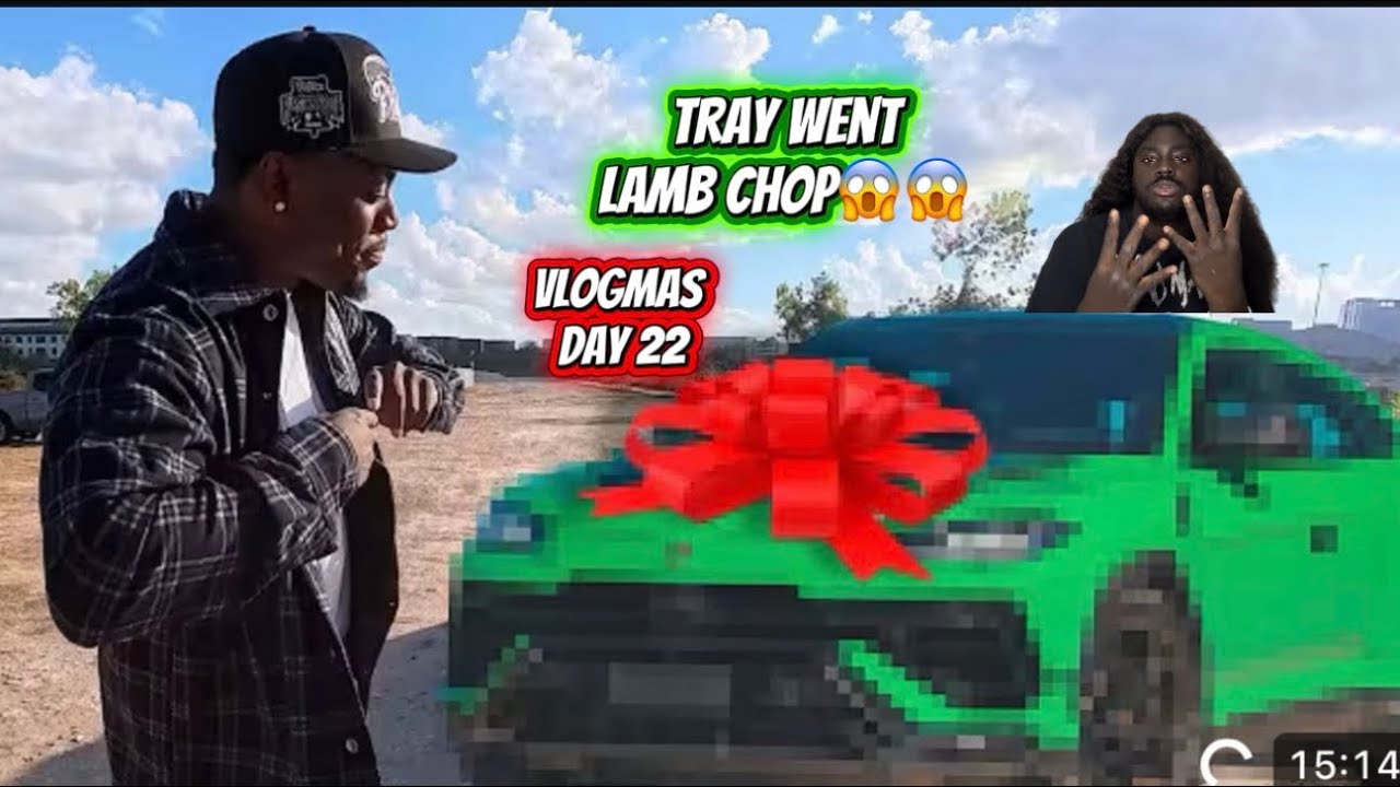 VLOGMAS DAY 22 🎄: Reacting to Tray Outside’s Lamborghini Urus… This Is Crazy 😮‍💨🔥