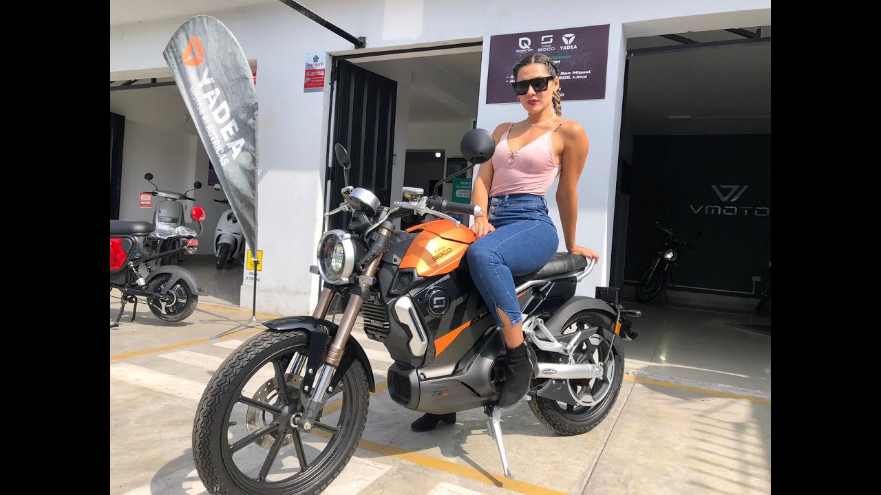 Super Soco TC Max (Moto Eléctrica) - Lanzamiento Perú