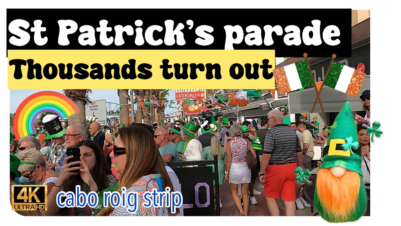 Irish Spirit Takes Over Cabo Roig: A Look at the Parade 🧙‍♀️