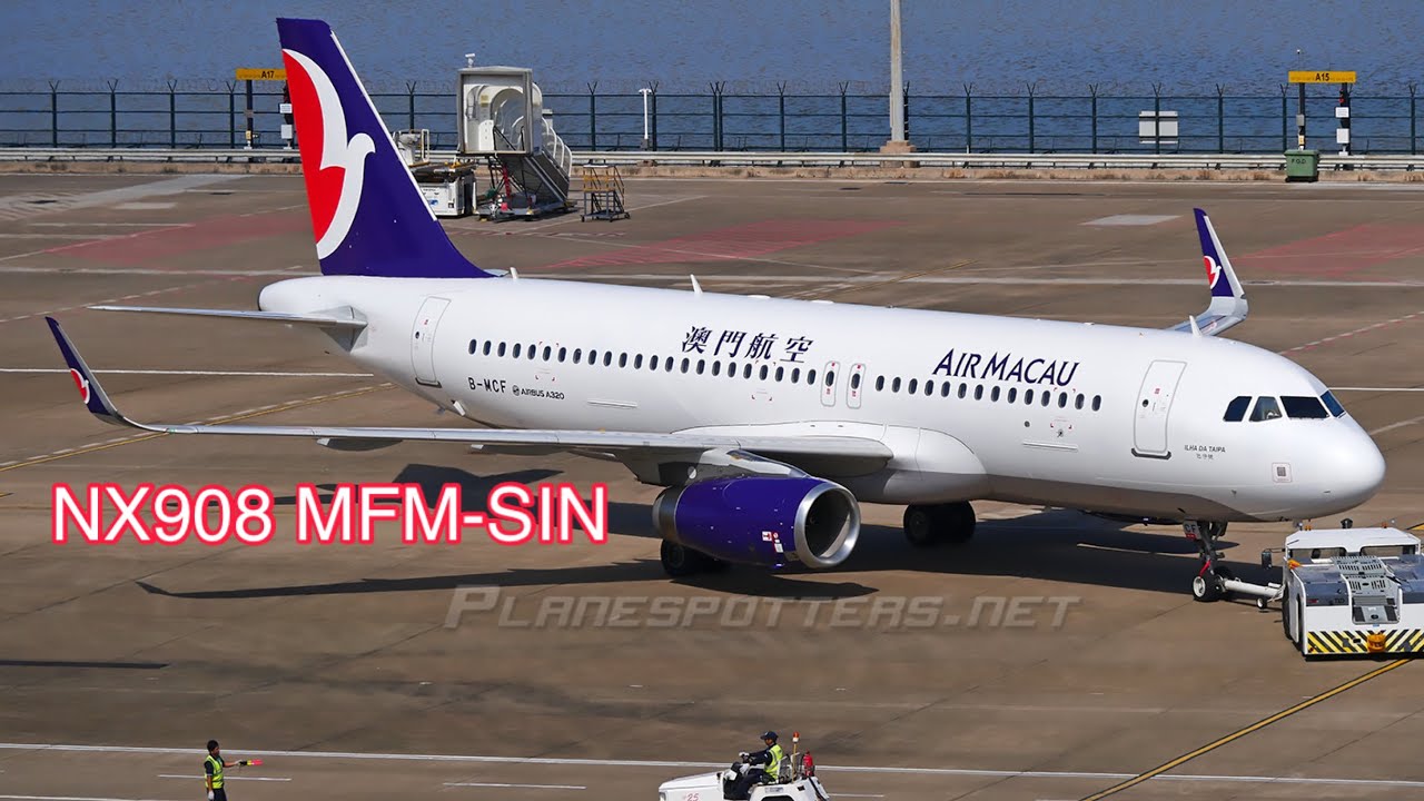 Air Macau NX908 Macau(MFM)🇲🇴-Singapore(SIN)🇸🇬A320-200 Flight Review✈️