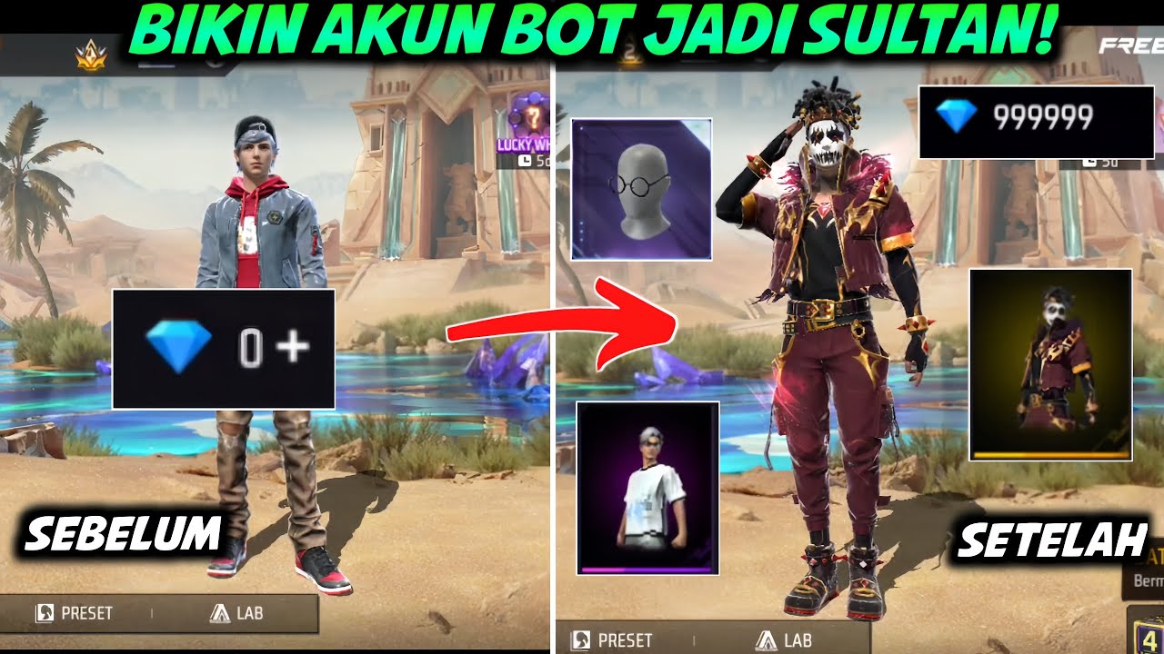 GW BUAT AKUN BARU, TERUS GW JADIIN AKUN SULTAN CUMA MODAL BONUS TOP UP😱