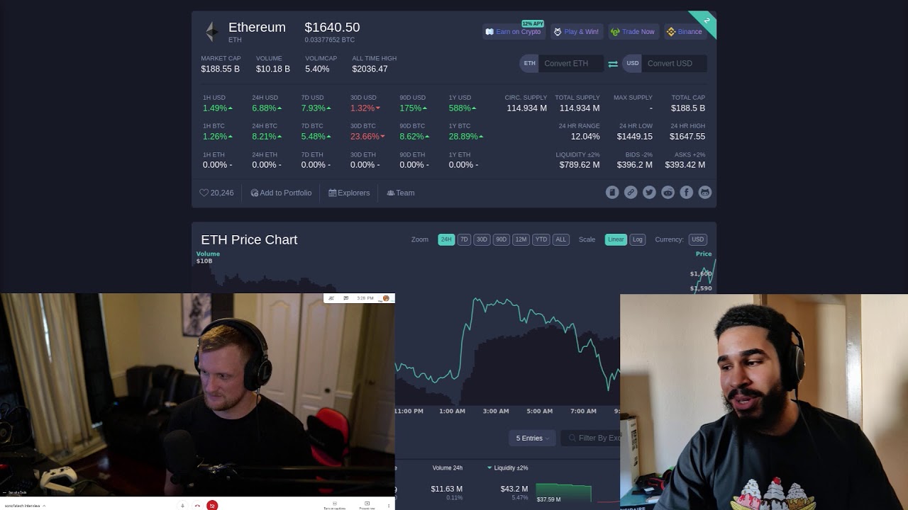Разговор о криптовалюте с ETH-майнером Son of a Tech