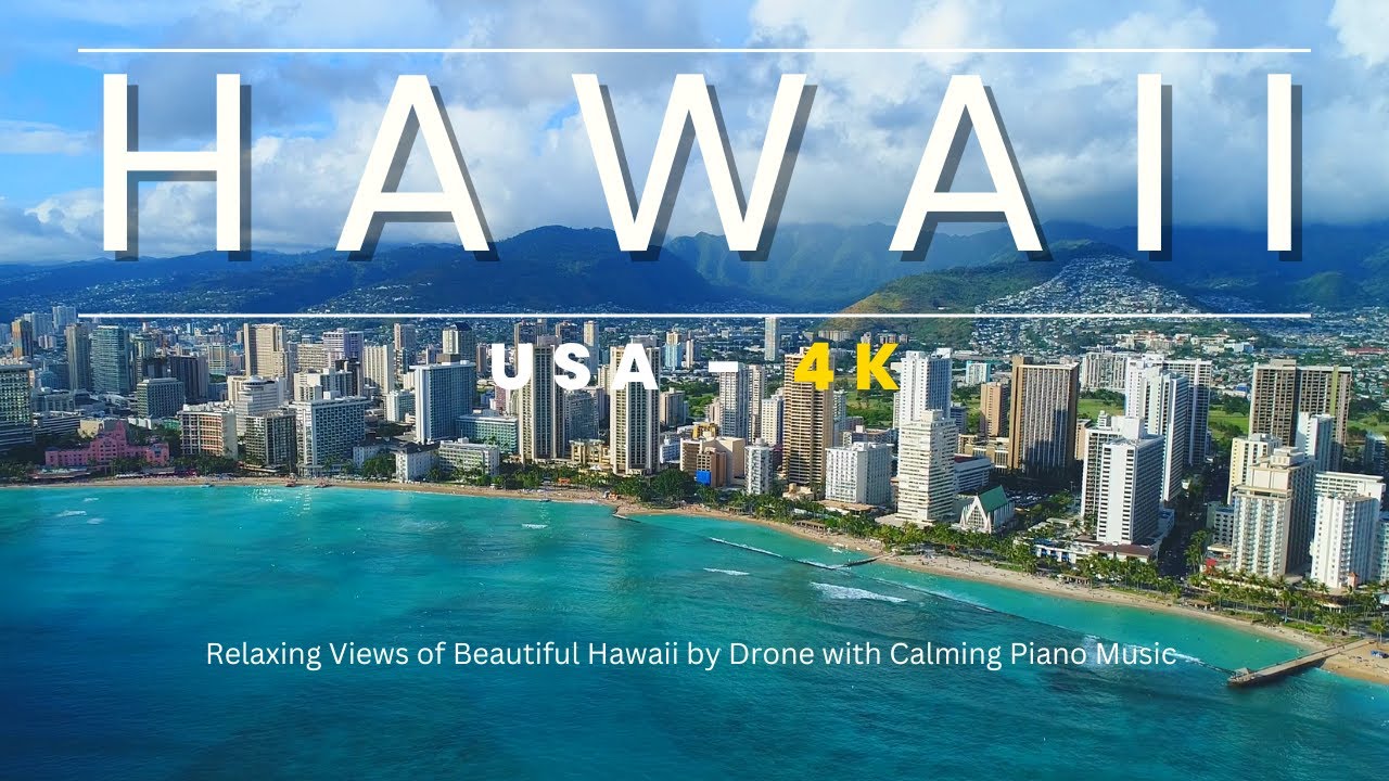Hawaii Beautiful Aerials in 4K