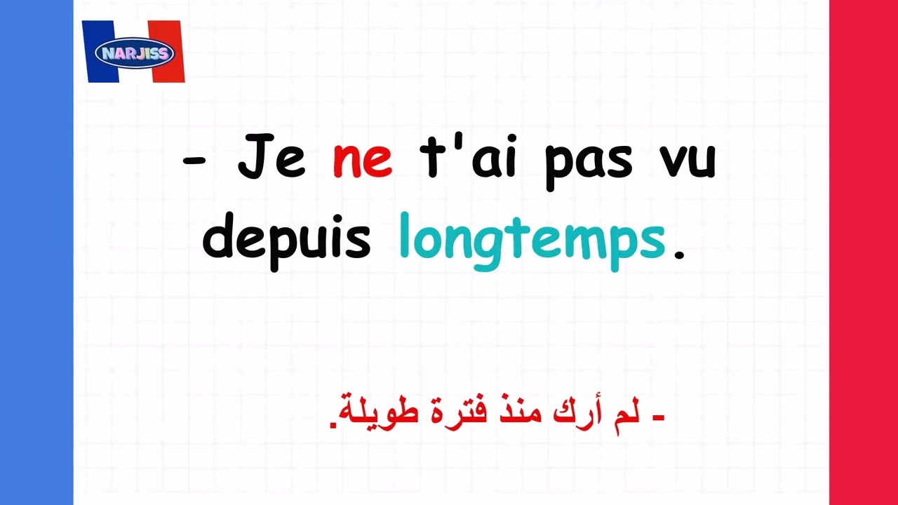 تعلم تركيب الجمل المهمة بالفرنسية لتتكلم بأسرع وقت(3)#كلمات_فرنسية#ParlerFrançais#تعلم #دروس_فرنسية