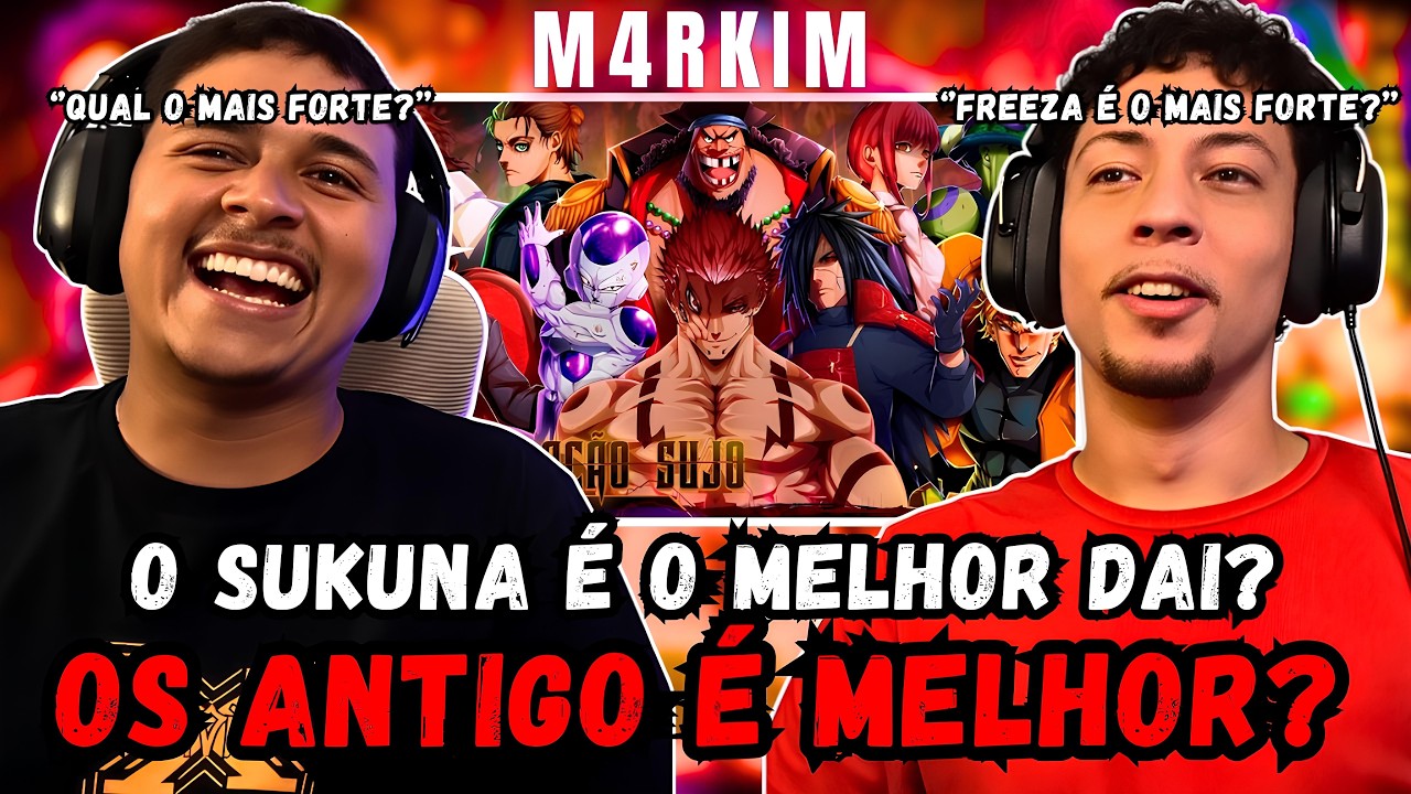 (OS ANTIGOS OU OS NOVOS?) REACT Vilões (Animes) - Coração Sujo | M4rkim