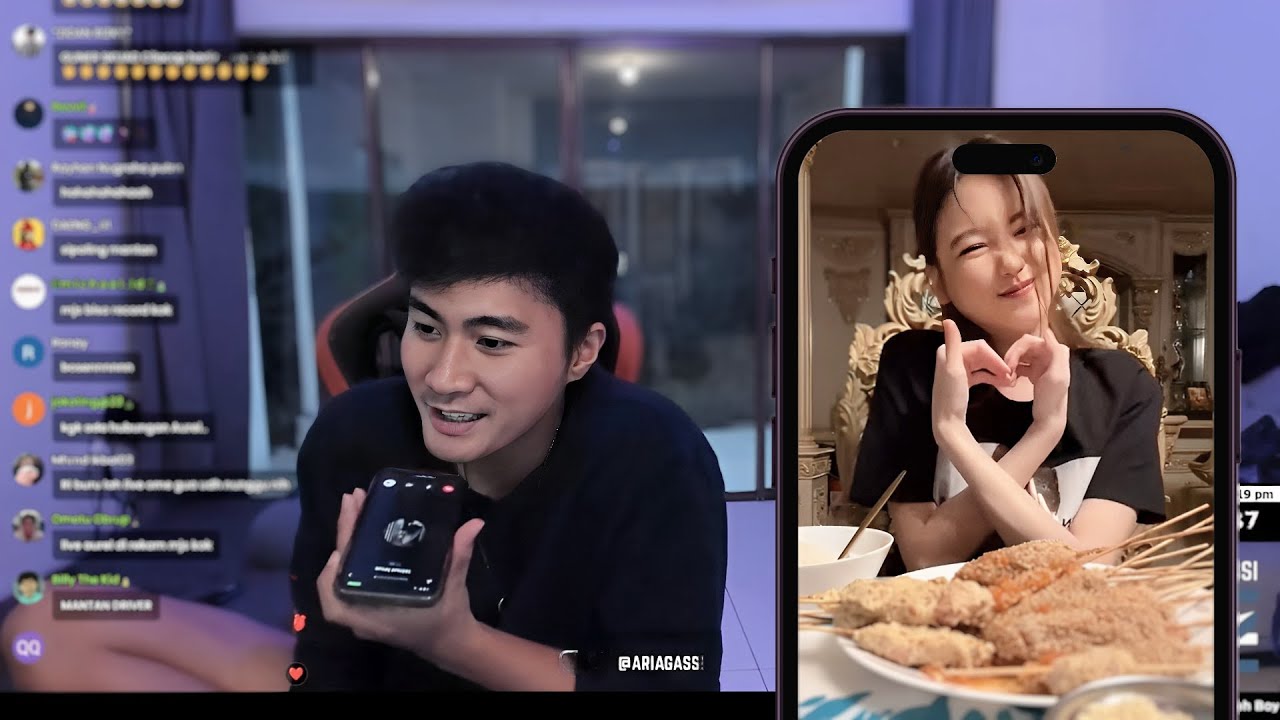 ARI AGASSI TEMENIN AUREL MUKBANG SATE SAMPAI HABIS