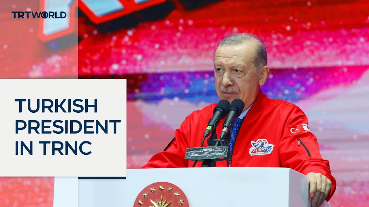 Turkish president inaugurates new presidential complex in Lefkosa
