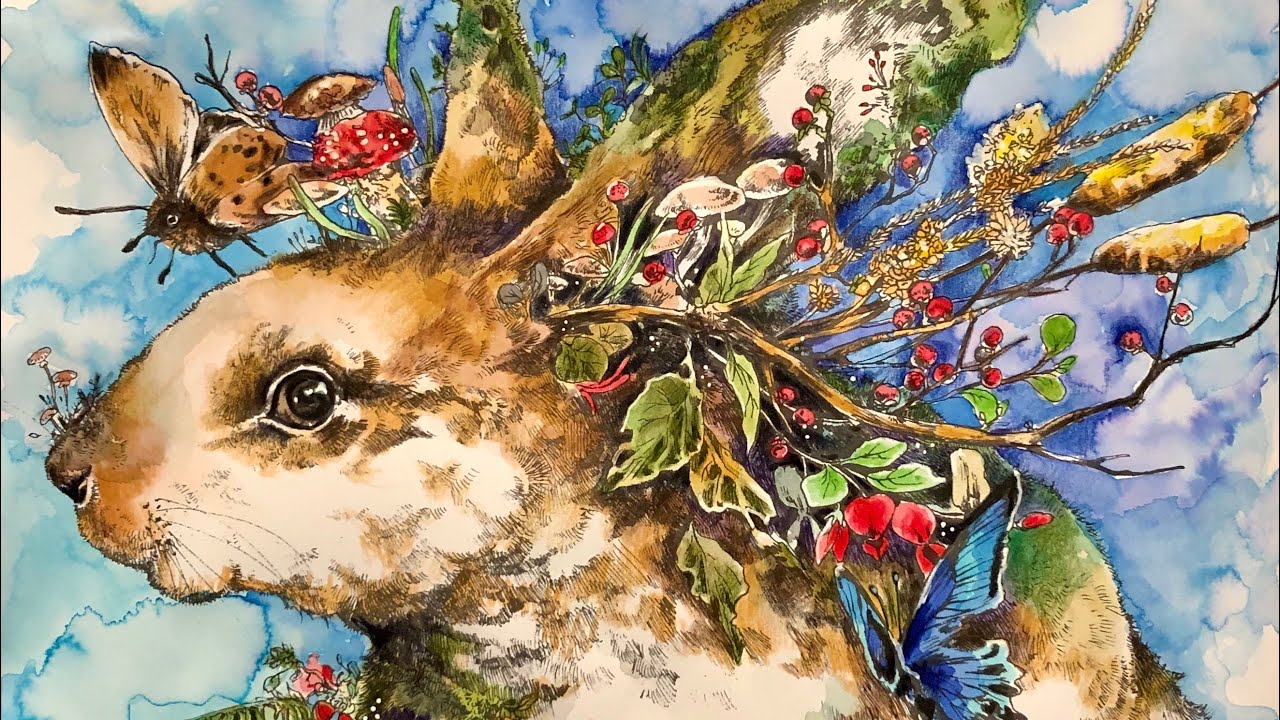 Crayola Supertips Watercolour techniques - part 1