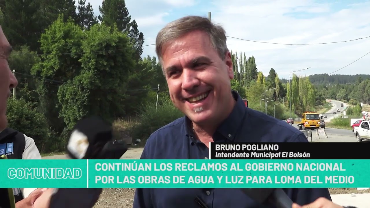 12 03 26 BRUNO POGLIANO Intendente Municipal El Bolsón