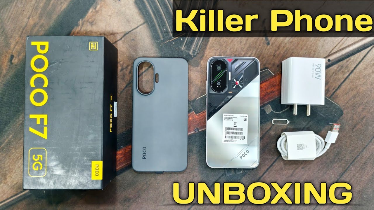 🚀 POCO F7 5G – Snapdragon 8s Gen 4 Monster! | Full Specs & First Look 🔥 #unboxing 