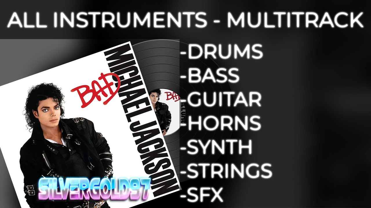 🔴 Michael Jackson - Bad (All Instruments | Multitrack)