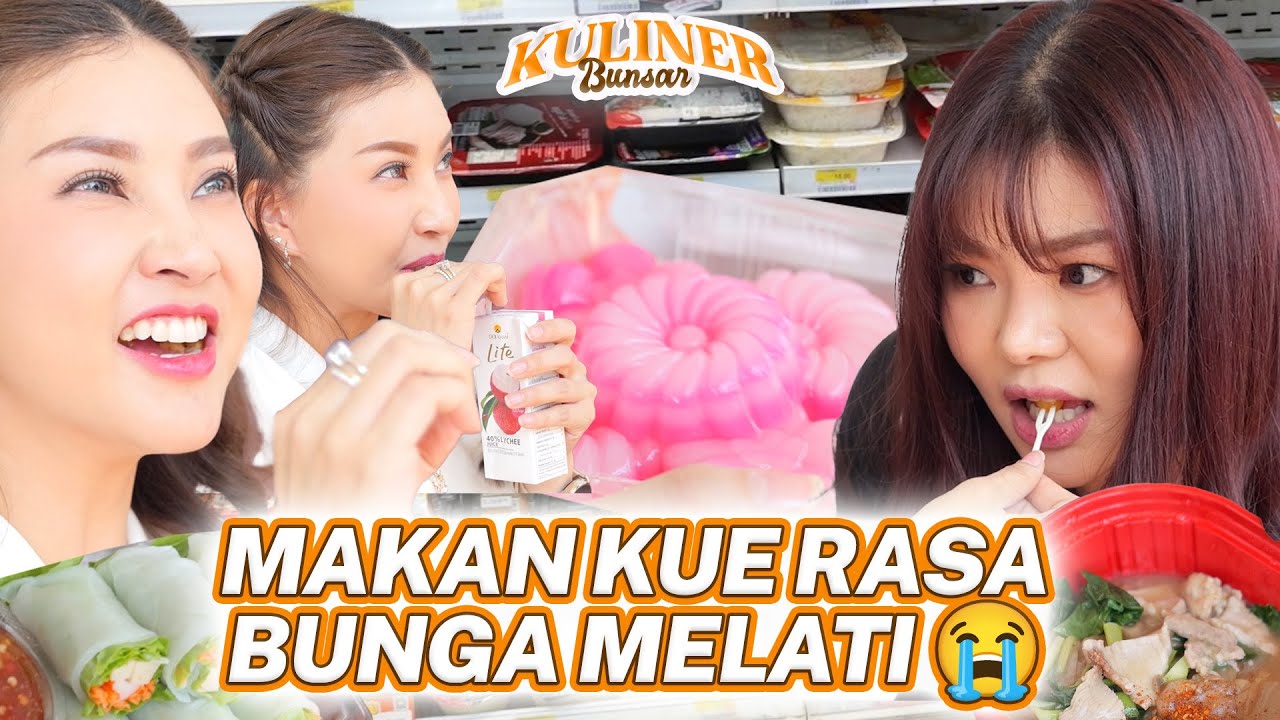 SARWENDAH BORONG MAKANAN UNIK DI MINIMARKET THAILAND