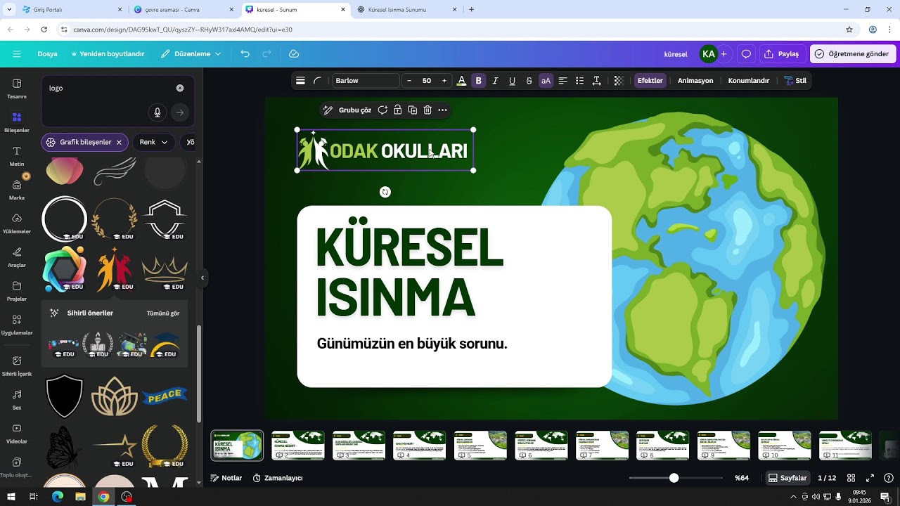 CANVA ile Dijital Tasarım - Sunum Hazırlama
