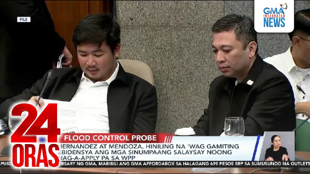 Hernandez at Mendoza, hiniling na ‘wag gamiting ebidensya ang mga sinumpaang... | 24 Oras