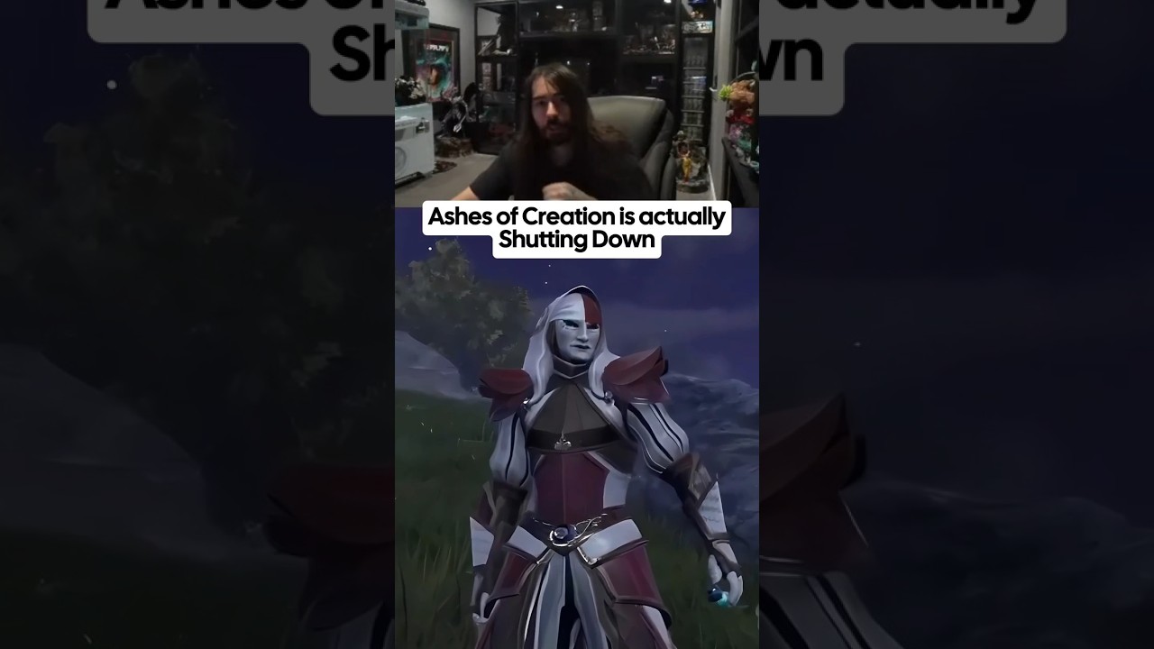 MoistCr1tikal reacts to Ashes of Creation shutting down #ashesofcreation #aoc #penguinz0 #mmorpg