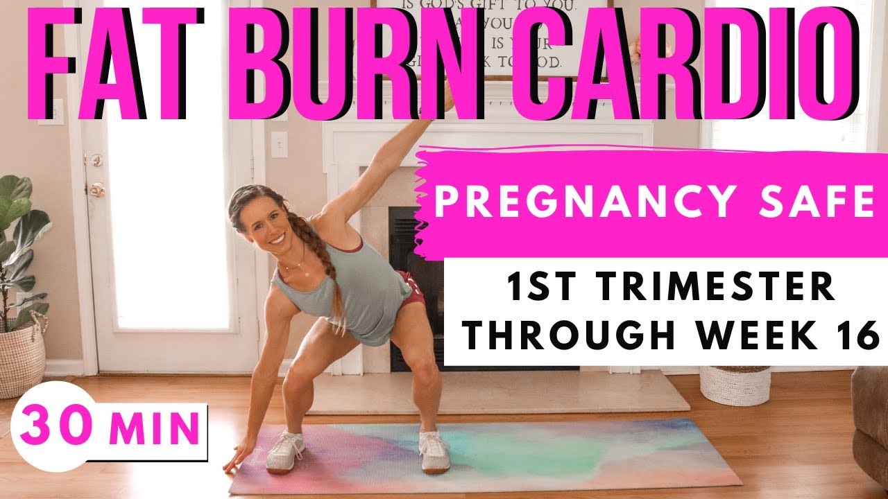 Prenatal Cardio Workout [FAT BURN] Safe, No Equipment
