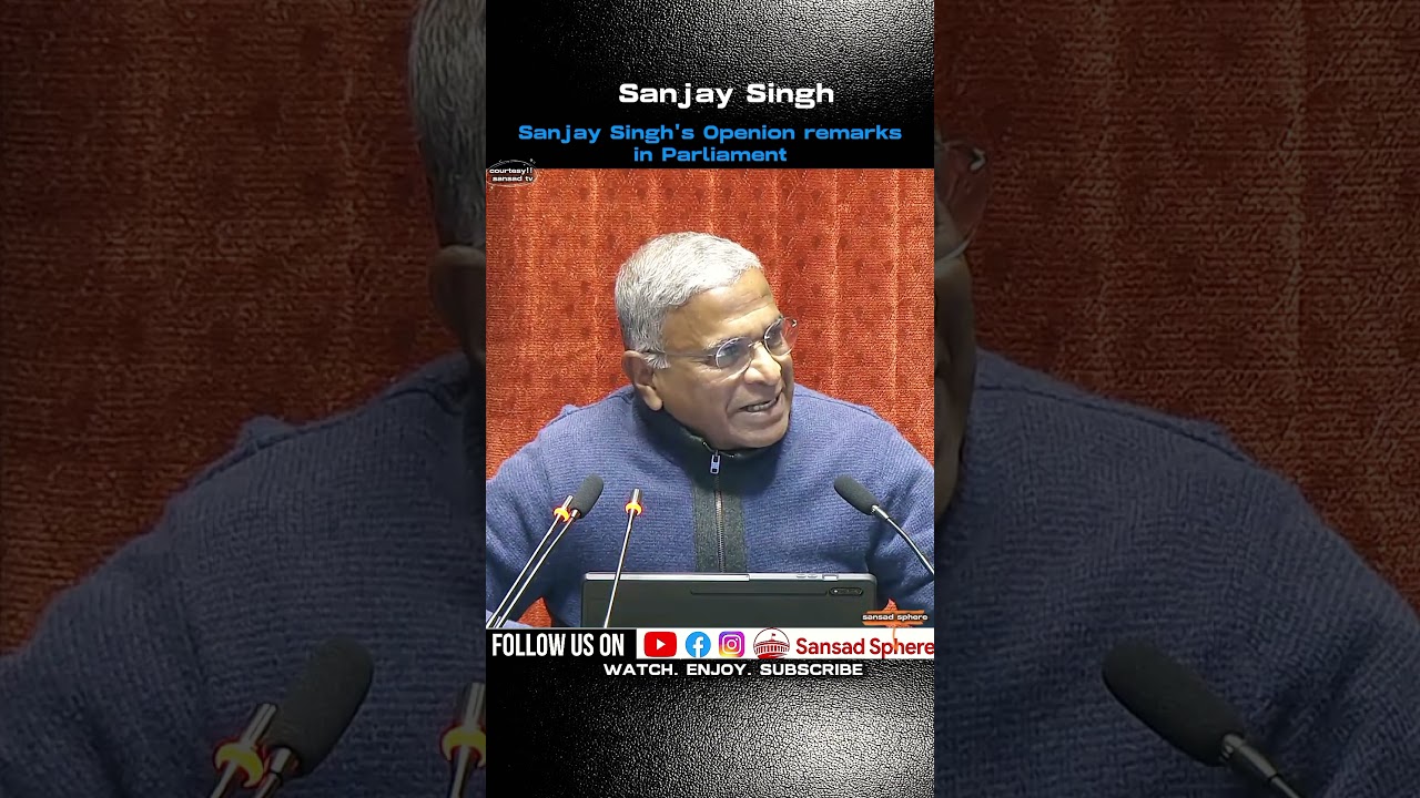 Sanjay Singh Delivers a Powerful Speech in Parliament #Shorts #IndianPolitics #AAP #LokSabha #Raj...