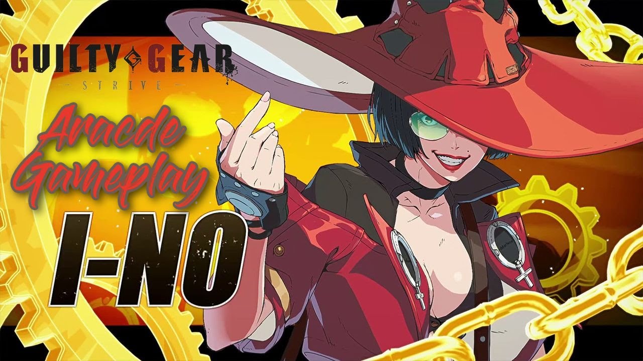 Guilty Gear Strive: I-No Arcade Gameplay