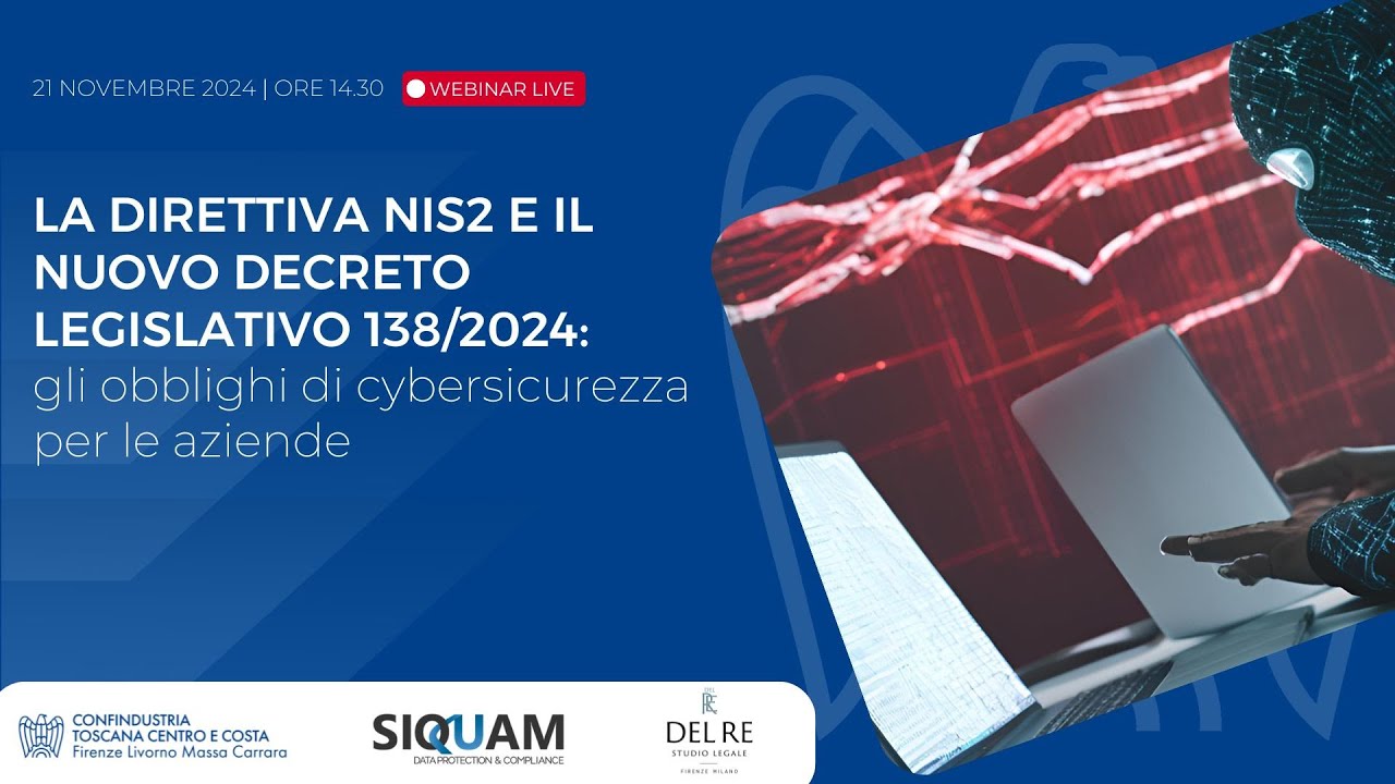 La Direttiva NIS2 e il nuovo Decreto Legislativo 138/2024