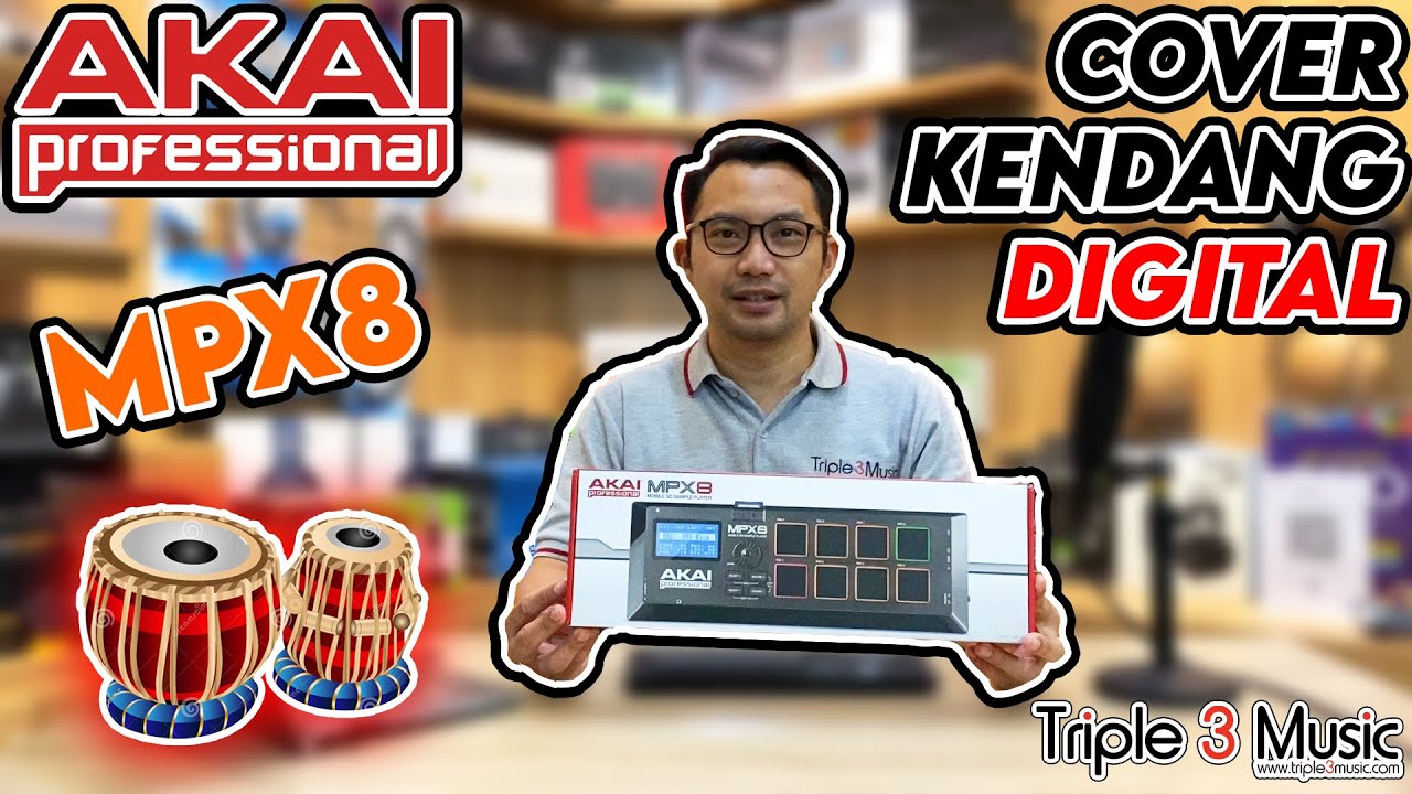 Review & Tutorial AKAI MPX8 Konfigurasi Sample Wav Kendang
