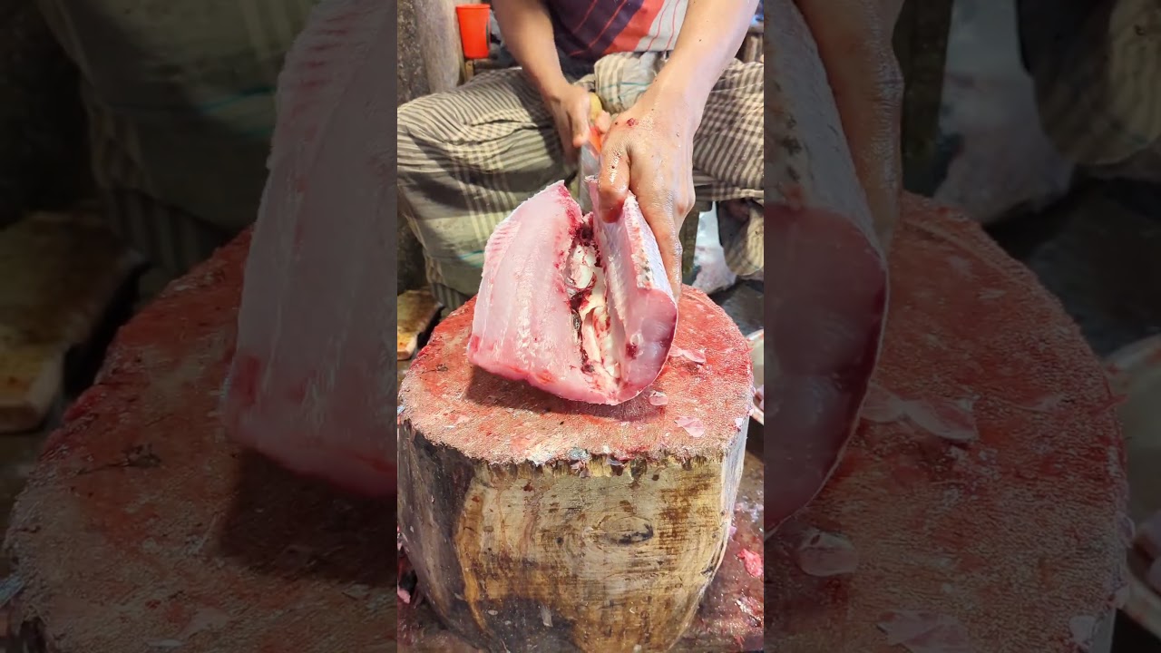 Katla Carp Fish Cutting | Satisfying Fish Cutting Video #shorts