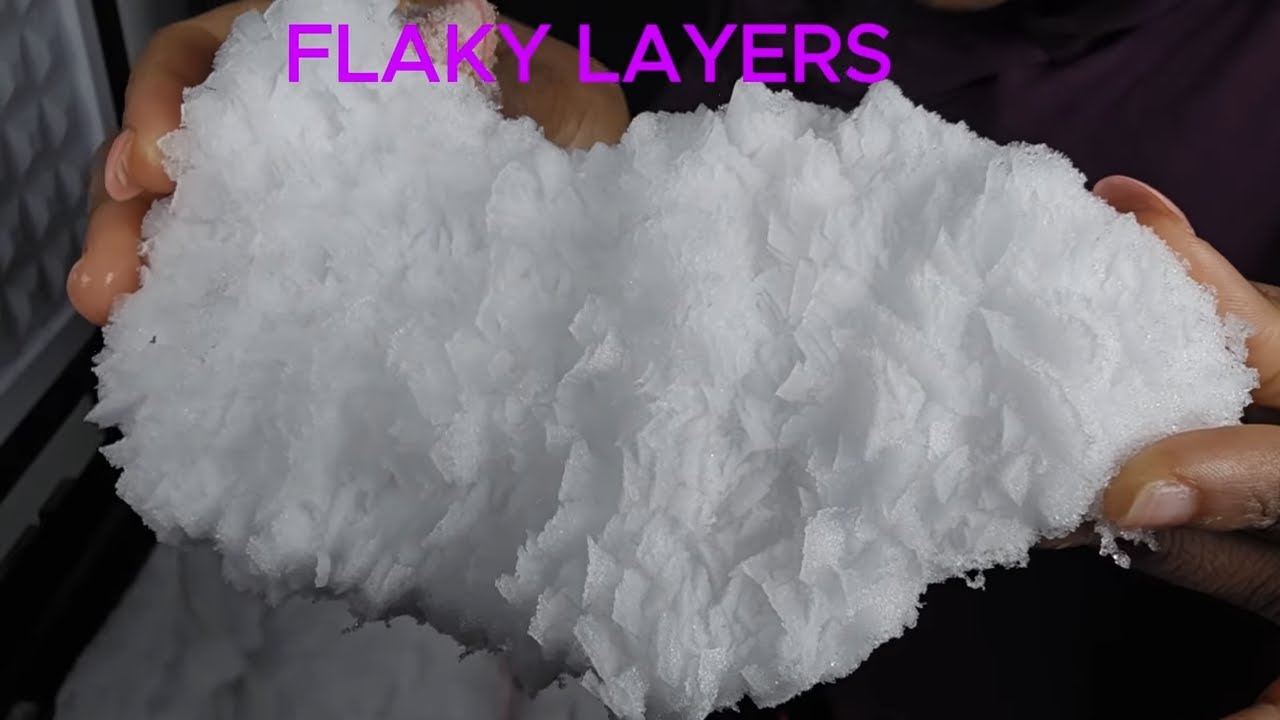 I'M BACK‼️ #cotf  DEEP FREEZER | FLAKY CHUNKS | WALL PIECES | SPOONFULS | #asmr #mukbang