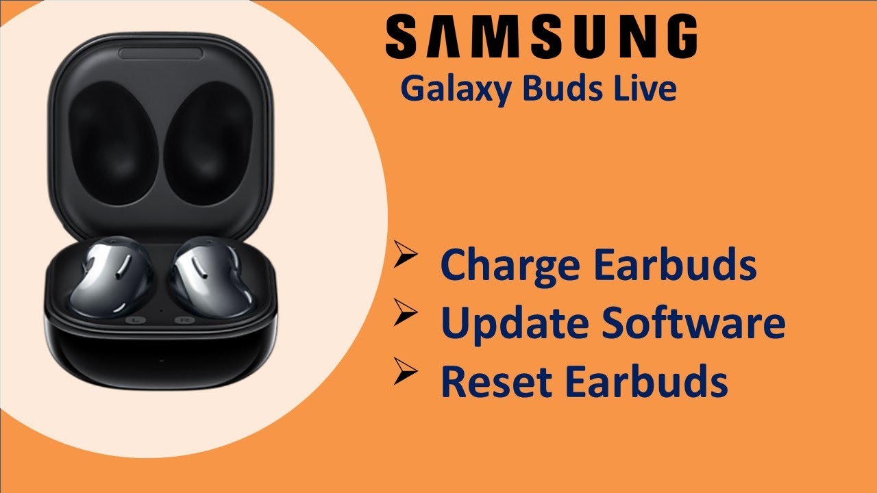 SAMSUNG Galaxy Buds Live: зарядка и сброс настроек или восстановление заводских настроек и обновл...