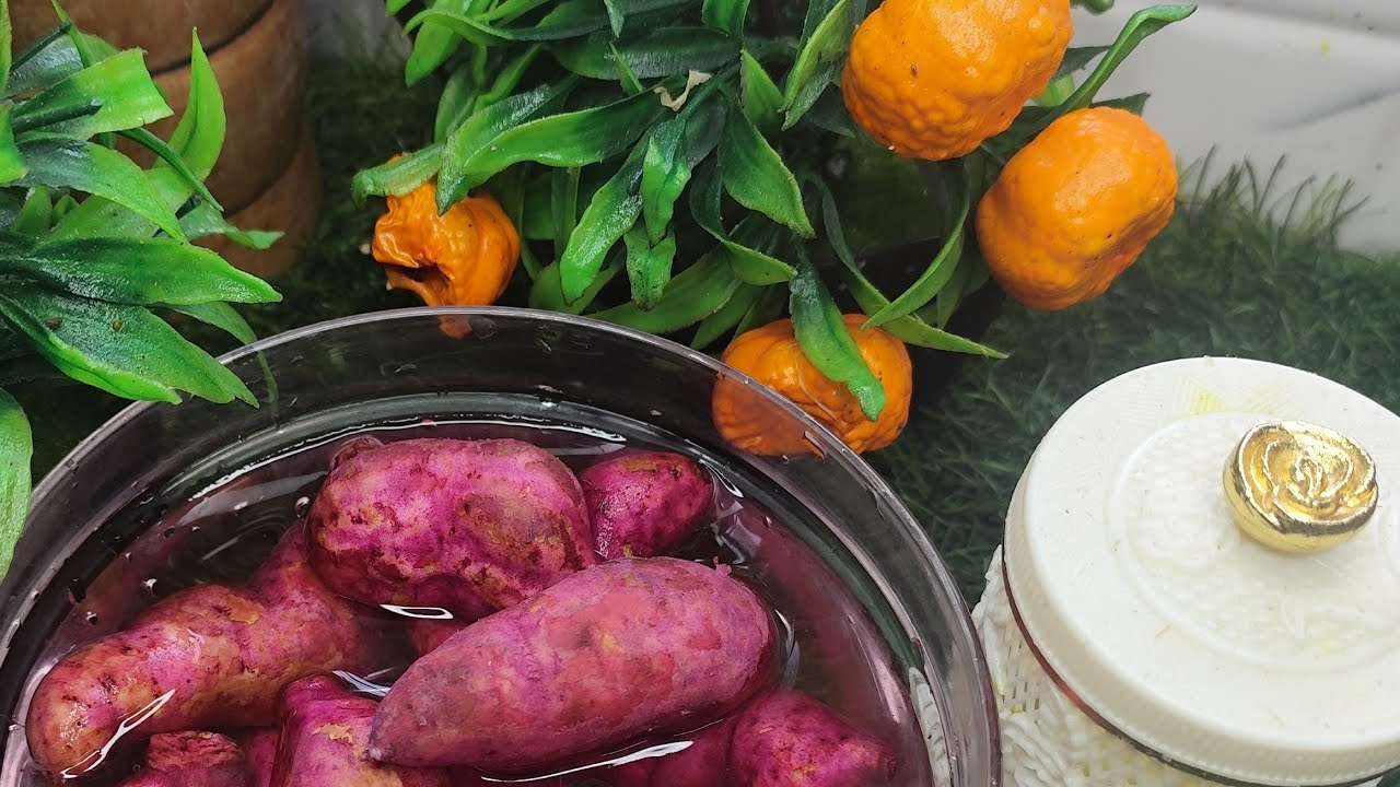 live 🔥 sweet potato boiled “The Tasty Corner | Quick & Delicious Homemade Recipe
