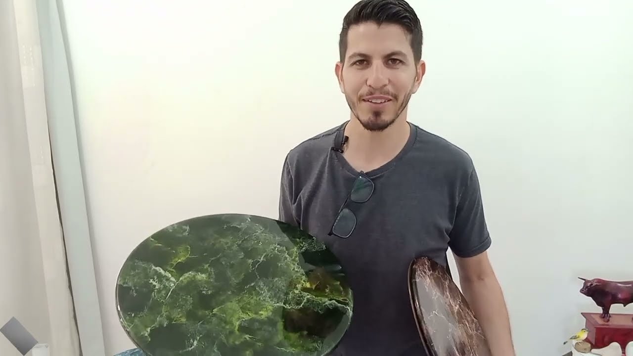 Marmorizado - Mármore Verde - DIY - Mauro Tavares