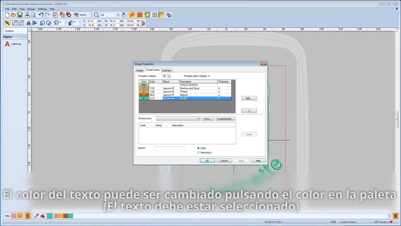Primeros pasos Software bordado personalizado bernette