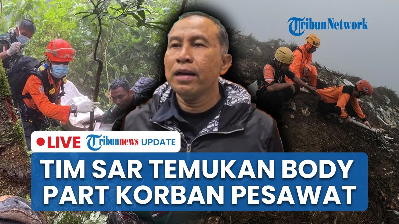 🔴LIVE: Tim SAR Temukan Body Part Korban Pesawat ATR di Gunung Bulusaraung, Medan Terjal Jadi Kendala
