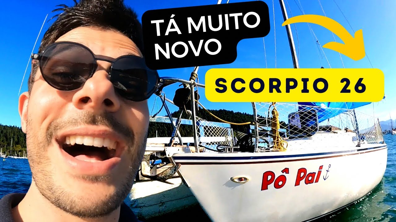 CONHEÇA o veleiro SCORPIO 26 | Morava um CASAL nele ⛵