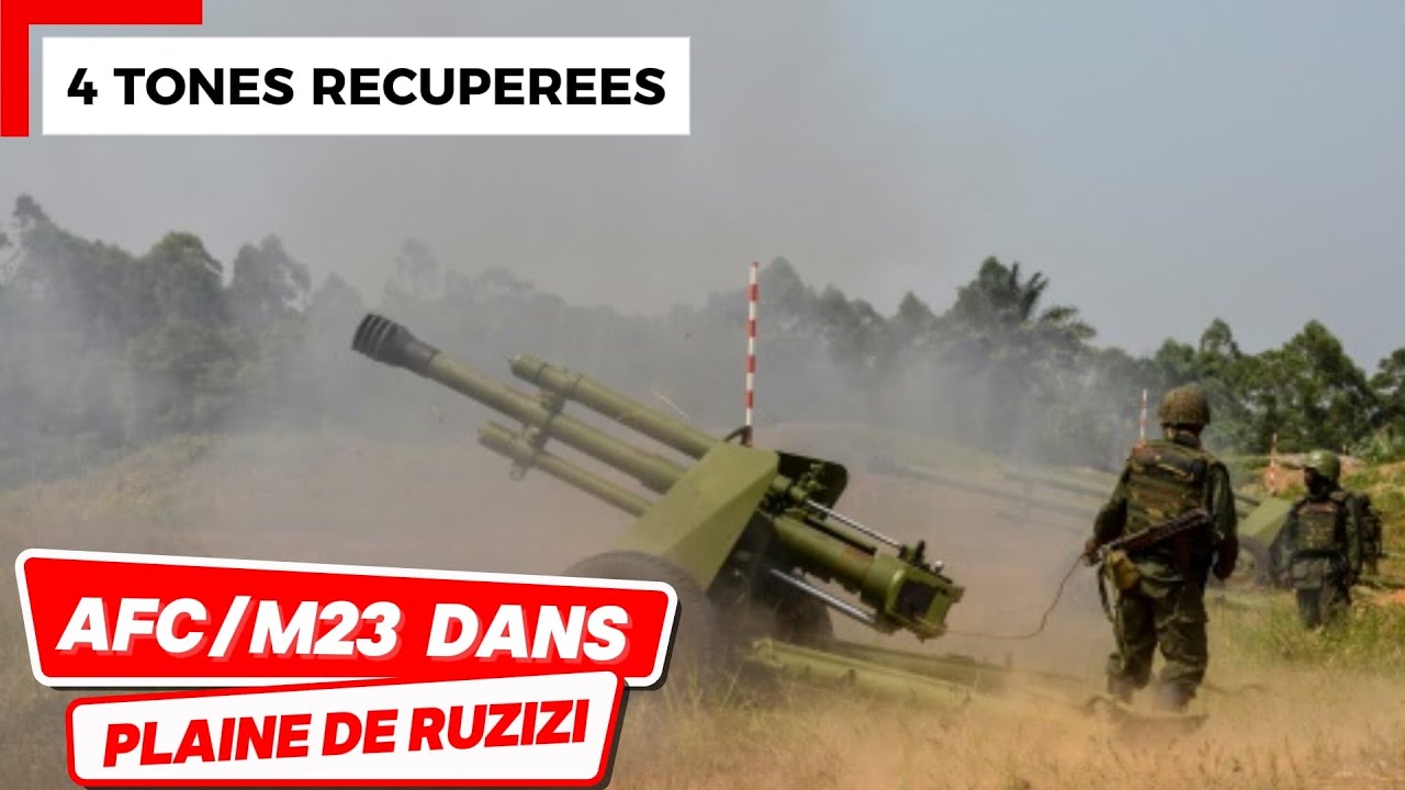 AFC/M23 DANS PLAINE DE RUZIZI, 4 TONES DE MUNITIONS RECUPEREES