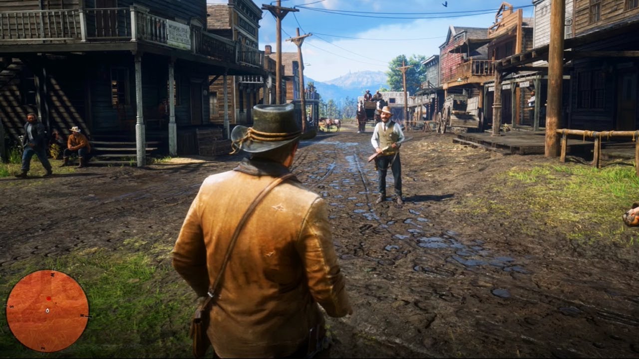 WORLD'S FIRST RED DEAD REDEMPTION 2 GAMEPLAY