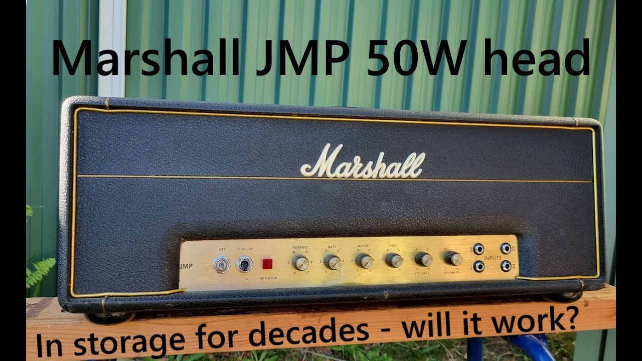 Marshall '71 1986 50W head  - In storage for decades - will it work?
