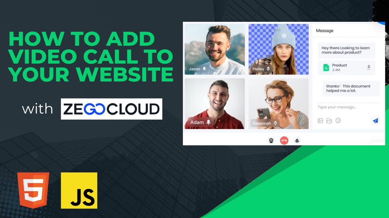 How to add video call feature in your website/app using ZEGOCLOUD video call API