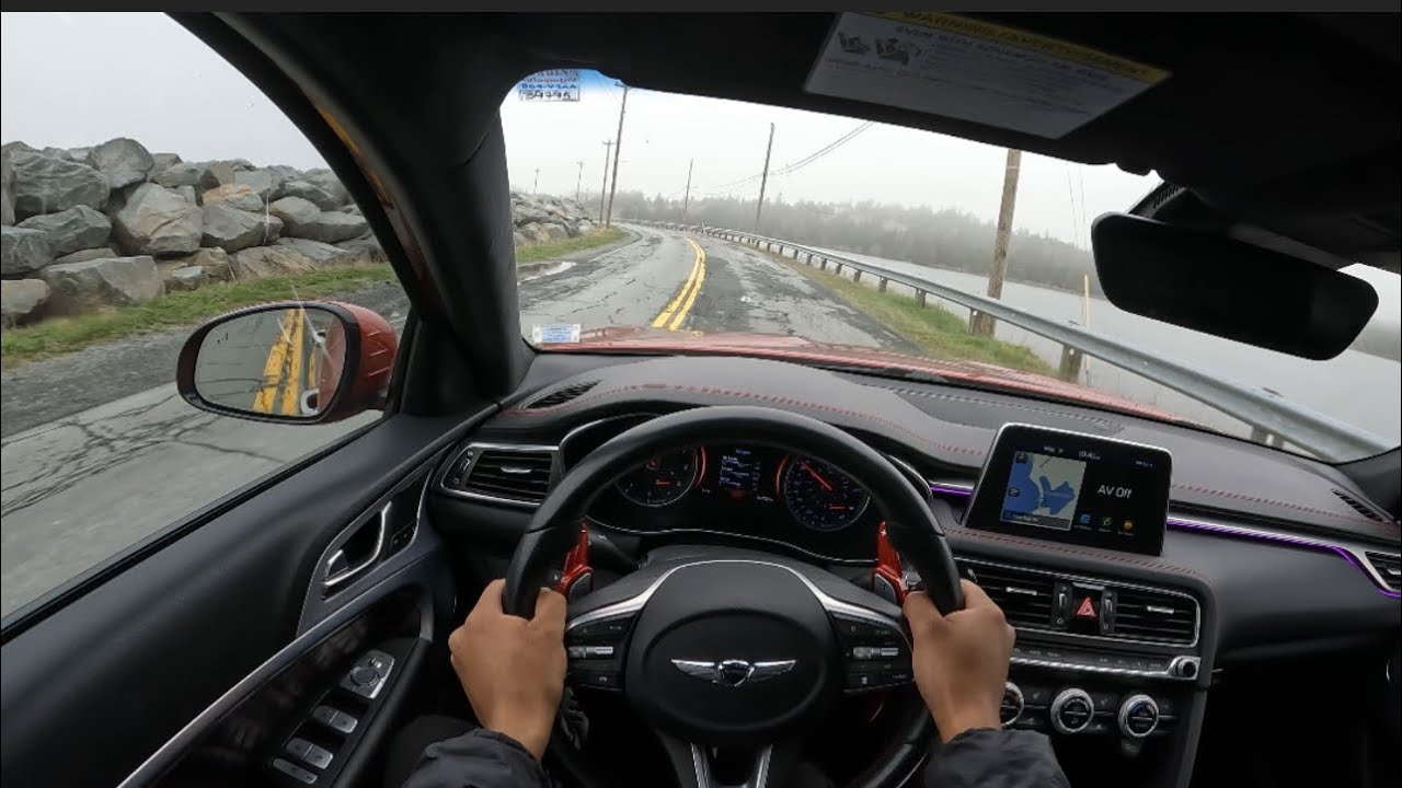 MODIFIED 2019 GENESIS G70 3.3t POV – Cutting Through Coastal Fog